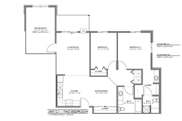 apartment floorplan diagram