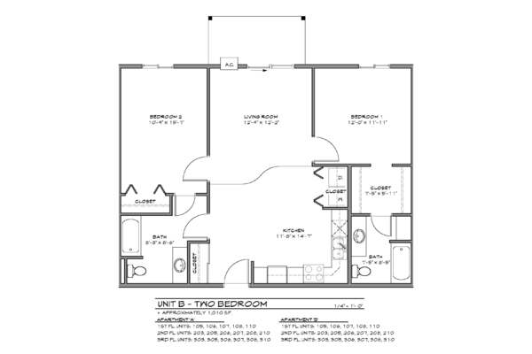 apartment floorplan diagram